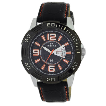 Maxima ATTIVO Men Black Dial Analogue Watch - 38121LMGI